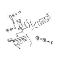 OEM 2000 Ford Mustang Camshaft Gear Diagram - F8ZZ-6256-AA