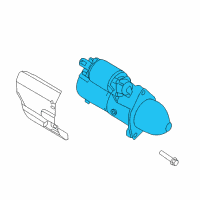 OEM Hyundai Santa Fe XL Starter Assembly Diagram - 36100-3C260