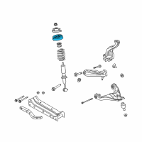 OEM 2009 Ford Explorer Spring Insulator Diagram - 6L2Z-5415-B