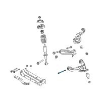 OEM Mercury Mountaineer Lower Control Arm Bolt Diagram - -W710304-S436