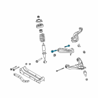 OEM 2014 Ford Mustang Track Arm Assembly Bolt Diagram - -W711504-S439