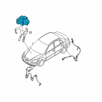 OEM Hyundai Abs Modulator Diagram - 58920-1E100