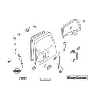 OEM 2005 Nissan Armada Stud-Ball Back Door Stay Diagram - 90456-7Z010