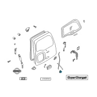 OEM 2004 Nissan Xterra Trunk Lock Actuator Motor Diagram - 90500-7Z400