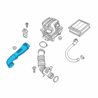 OEM Jeep Renegade Air Inlet Duct Diagram - 68256369AA