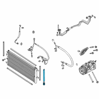 OEM 2019 Ford Fusion Drier Diagram - DG9Z-19C836-B