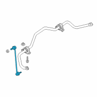 OEM 2014 Dodge Dart Link-STABILIZER Bar Diagram - 68164037AA