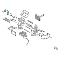 OEM 2013 Hyundai Veloster Mode Actuator Diagram - 97157-1JAA0