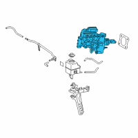 OEM Toyota Camry Brake Booster Diagram - 47050-33112