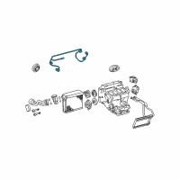 OEM 2007 Lexus GS450h Harness Assy, Air Conditioner Diagram - 82210-3A220