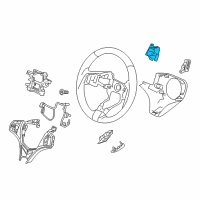 OEM 2016 Acura RLX Switch Assembly, Driver Side Paddle Shift (Premium Black) Diagram - 78565-TY2-A81ZA