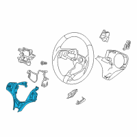 OEM 2019 Acura RLX Switch, Steering Commander Diagram - 35880-TY2-A21