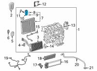 OEM 2022 Lexus NX250 VALVE, EXPANSION, NO Diagram - 88515-58050