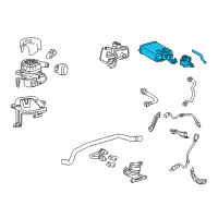 OEM 2020 Toyota Tacoma Vapor Canister Diagram - 77740-04050