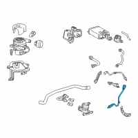 OEM 2022 Toyota Tacoma Rear Oxygen Sensor Diagram - 89465-04450