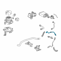 OEM 2021 Toyota Tacoma Front Oxygen Sensor Diagram - 89467-04140