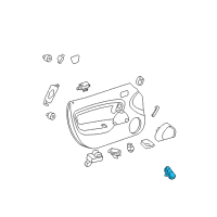 OEM Saturn Switch Asm-Door Lock Diagram - 25782252