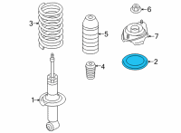 OEM Toyota GR86 Spring Seat Diagram - SU003-00387