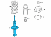 OEM Toyota GR86 Strut Diagram - SU003-09578