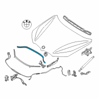 OEM 2016 BMW X1 Rear Engine Hood Sealing Diagram - 51-76-7-329-397