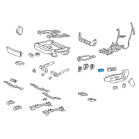 OEM 2013 Cadillac SRX Lumbar Switch Diagram - 25908452