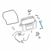 OEM Scion Lift Cylinder Diagram - 68906-52011