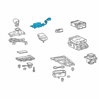 OEM 2020 Lexus UX250h Indicator, Shift Pos Diagram - 35978-76020