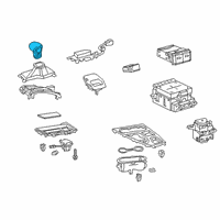 OEM Lexus ES300h Knob Sub-Assembly, Shift Diagram - 33504-06420-C0