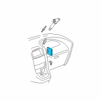 OEM 2004 Toyota Camry ECM Diagram - 89661-06A03