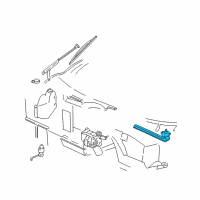 OEM 2004 Chevrolet Corvette Transmission Asm, Windshield Wiper Diagram - 22155675