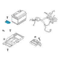 OEM Ford Maverick Hold Down Diagram - FT4Z-10718-C