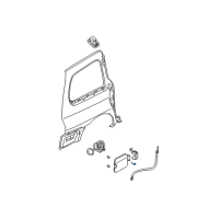 OEM 2002 Kia Sedona Spring Diagram - 0K55242425A