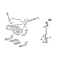 OEM Toyota Land Cruiser Fuel Pump O-Ring Diagram - 90301-A0021