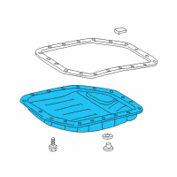 OEM 2003 Toyota Prius Transmission Pan Diagram - 35106-47010