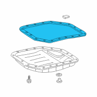 OEM 2003 Toyota Prius Pan Gasket Diagram - 35168-47010