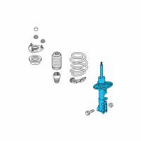 OEM Toyota Yaris iA Strut Diagram - 48510-WB002