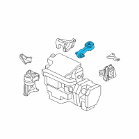 OEM Honda Civic Rod, Torque (Lower) Diagram - 50890-SNC-A91