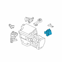 OEM 2010 Honda Civic Rubber Assy., Transmission Mounting Diagram - 50850-SNC-A91