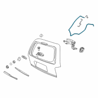 OEM 2012 Ford Expedition Hose Diagram - 7L1Z-17A605-B