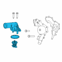 OEM Ram THERMSTAT-THERMOSTAT Diagram - 4893865AC