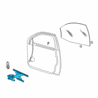 OEM 2007 Ford Taurus Regulator Diagram - 5F1Z-5423200-AA