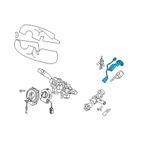 OEM Kia Amanti Antenna Coil & Door WARNG Diagram - 954053F020