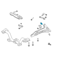 OEM 1999 Honda CR-V Bracket, L. Brake Hose Diagram - 46439-SH9-A02