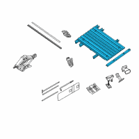 OEM 2020 Nissan Frontier Floor Assembly-Rear Body Diagram - 93500-9CF0C