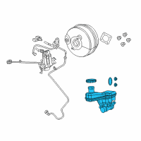 OEM 2019 Chrysler Pacifica Cylinder-Brake Diagram - 68308763AC