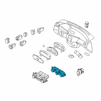 OEM 2008 Kia Optima Control Assembly-Heater Diagram - 972502G000K1