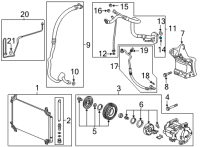 OEM 2022 Honda Odyssey Seal (8MM) Diagram - 80873-TK8-A01