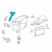 OEM 2019 Toyota Highlander Ignition Coil Diagram - 90919-A2008