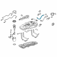 OEM Toyota Tacoma Vent Hose Diagram - 77779-04030