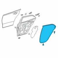 OEM 2020 Toyota Corolla Door Weatherstrip Diagram - 67871-12580